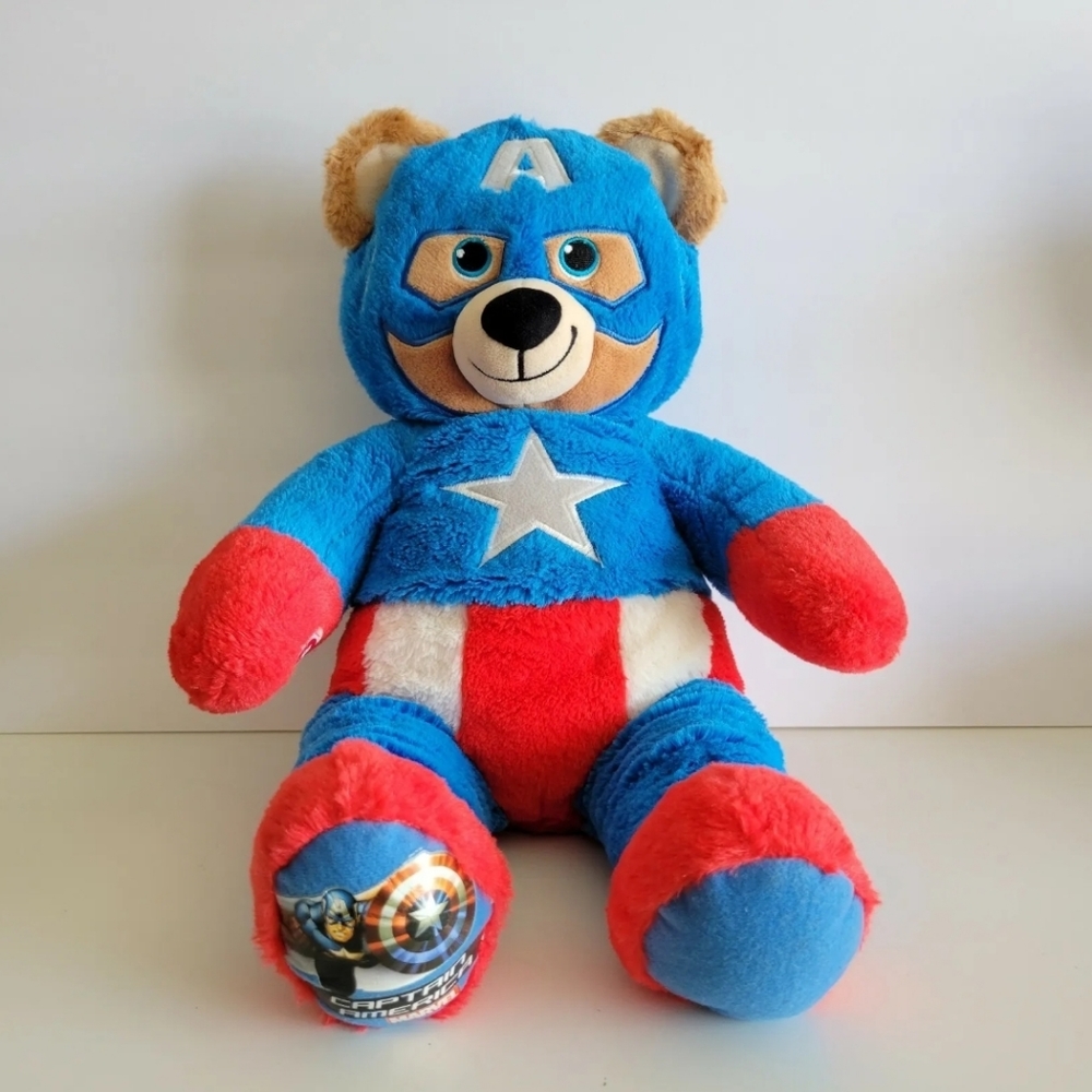 Build a Bear Workshop Captain America - Marvel special edition